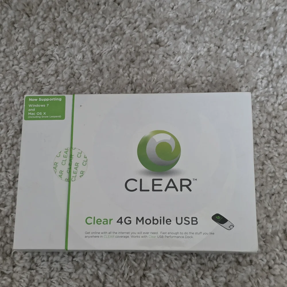 Clear 4G Mobile USB Kit - Green